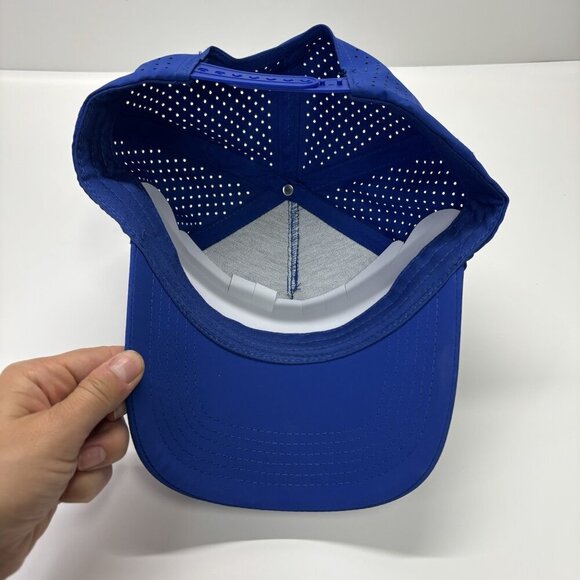 Michelob Ultra Trucker Hat Blue Mesh Snapback Cap Beer Logo Adjustable Baseball - Picture 5 of 8